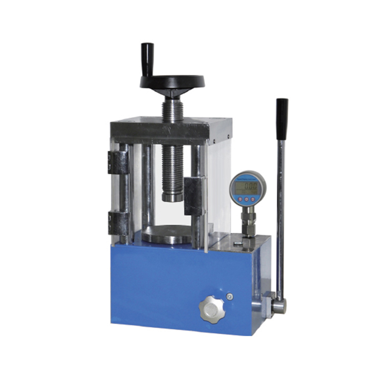 数显防护JSP-24FS手动粉末压片机 红外压片机24吨